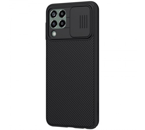 Карбонова накладка Nillkin Camshield (шторка на камеру) для Samsung Galaxy M33 5G Чорний / Black