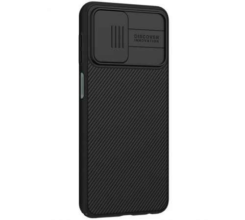 Карбонова накладка Nillkin Camshield (шторка на камеру) для Samsung Galaxy M33 5G Чорний / Black