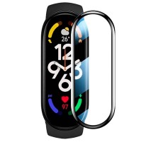 Полімерна плівка 3D (full glue) (тех.пак) для Xiaomi Mi Band 7 Чорний