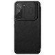 Шкіряний чохол-книжка Nillkin Qin Pro Camshield для Samsung Galaxy S22+ Чорний