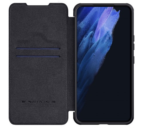 Шкіряний чохол-книжка Nillkin Qin Pro Camshield для Samsung Galaxy S22+ Чорний
