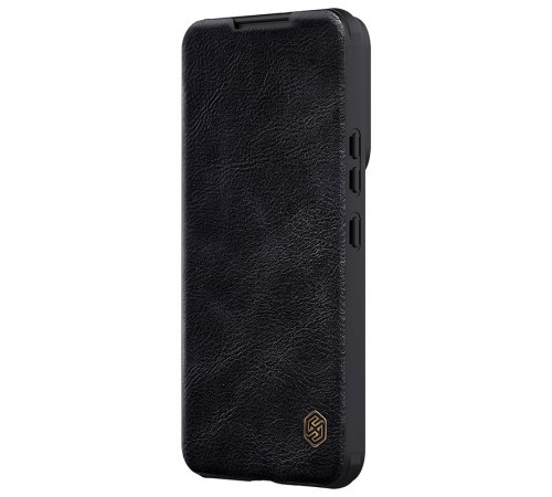 Шкіряний чохол-книжка Nillkin Qin Pro Camshield для Samsung Galaxy S22+ Чорний