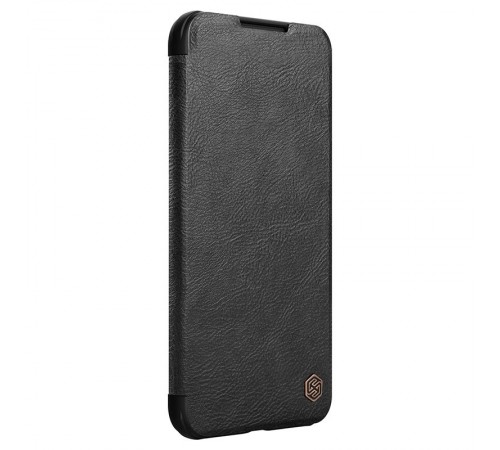 Шкіряний чохол-книжка Nillkin Qin Pro Camshield для Samsung Galaxy S22+ Чорний