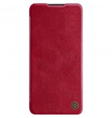 Шкіряний чохол-книжка Nillkin Qin Pro Camshield для Xiaomi Poco X4 Pro 5G Червоний