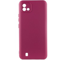 Чохол Silicone Cover Lakshmi Full Camera (A) для Realme C11 (2021) Бордовий / Marsala