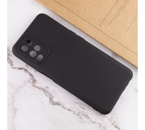 Чохол Silicone Cover Lakshmi Full Camera (A) для Oppo A54 4G Чорний / Black