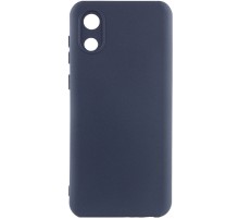 Чохол Silicone Cover Lakshmi Full Camera (A) для Samsung Galaxy A03 Core Синій / Midnight Blue
