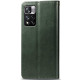 Шкіряний чохол-книжка GETMAN Gallant (PU) для Xiaomi Redmi Note 11 Pro 4G/5G / 12 Pro 4G Зелений