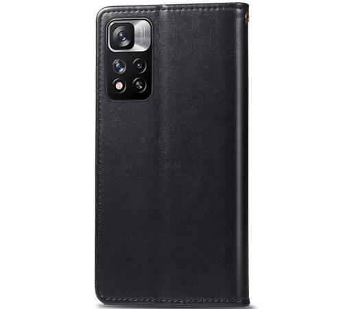 Шкіряний чохол книжка GETMAN Gallant (PU) для Xiaomi Redmi Note 11 Pro 4G/5G / 12 Pro 4G Чорний