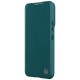 Шкіряний чохол-книжка Nillkin Qin Pro Plain Camshield для Samsung Galaxy S22+ Зелений