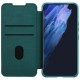 Шкіряний чохол-книжка Nillkin Qin Pro Plain Camshield для Samsung Galaxy S22+ Зелений