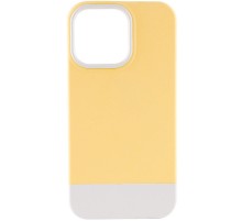 Чохол TPU+PC Bichromatic для Apple iPhone 13 Pro Max (6.7") Creamy-yellow / White