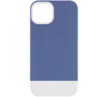 Чохол TPU+PC Bichromatic для Apple iPhone 13 (6.1") Blue / White