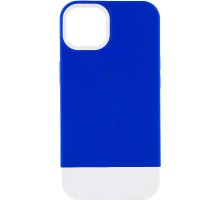 Чохол TPU+PC Bichromatic для Apple iPhone 13 (6.1") Navy Blue / White
