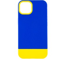 Чохол TPU+PC Bichromatic для Apple iPhone 13 (6.1") Navy Blue / Yellow