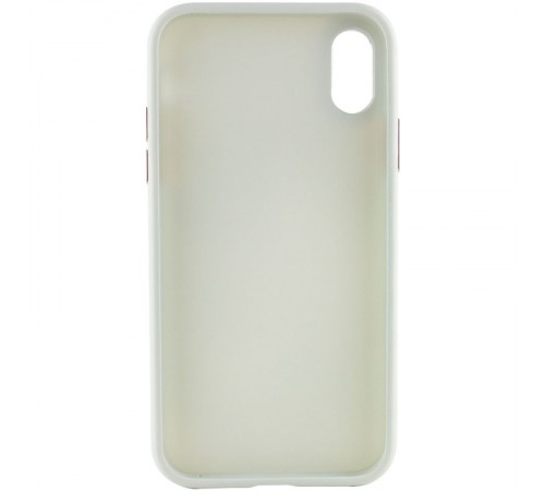 TPU чохол Bonbon Metal Style для Apple iPhone XS Max (6.5") Білий / White TPU чохол Bonbon Metal Style для Apple iPhone XS Max (6.5") Білий / White