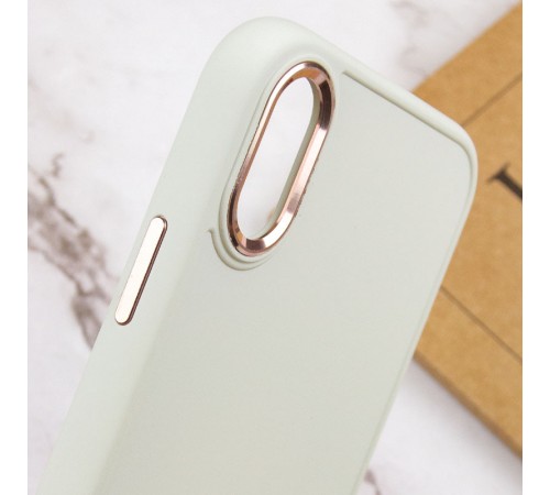 TPU чохол Bonbon Metal Style для Apple iPhone XS Max (6.5") Білий / White TPU чохол Bonbon Metal Style для Apple iPhone XS Max (6.5") Білий / White