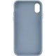 TPU чохол Bonbon Metal Style для Apple iPhone XS Max (6.5") Блакитний / Mist blue
