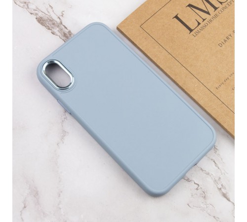 TPU чохол Bonbon Metal Style для Apple iPhone XS Max (6.5") Блакитний / Mist blue TPU чохол Bonbon Metal Style для Apple iPhone XS Max (6.5") Блакитний / Mist blue