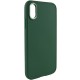 TPU чохол Bonbon Metal Style для Apple iPhone XS Max (6.5") Зелений / Army green