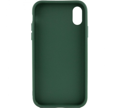 TPU чохол Bonbon Metal Style для Apple iPhone XS Max (6.5") Зелений / Army green TPU чохол Bonbon Metal Style для Apple iPhone XS Max (6.5") Зелений / Army green