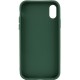 TPU чохол Bonbon Metal Style для Apple iPhone XS Max (6.5") Зелений / Army green