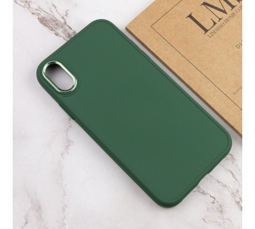 TPU чохол Bonbon Metal Style для Apple iPhone XS Max (6.5") Зелений / Army green TPU чохол Bonbon Metal Style для Apple iPhone XS Max (6.5") Зелений / Army green