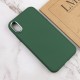 TPU чохол Bonbon Metal Style для Apple iPhone XS Max (6.5") Зелений / Army green