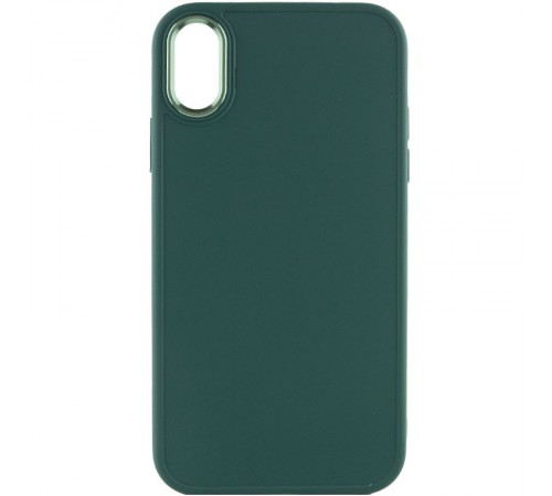 TPU чохол Bonbon Metal Style для Apple iPhone XS Max (6.5") Зелений / Pine green TPU чохол Bonbon Metal Style для Apple iPhone XS Max (6.5") Зелений / Pine green