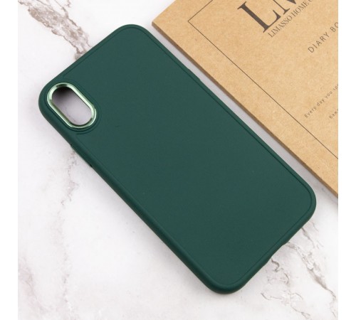 TPU чохол Bonbon Metal Style для Apple iPhone XS Max (6.5") Зелений / Pine green TPU чохол Bonbon Metal Style для Apple iPhone XS Max (6.5") Зелений / Pine green