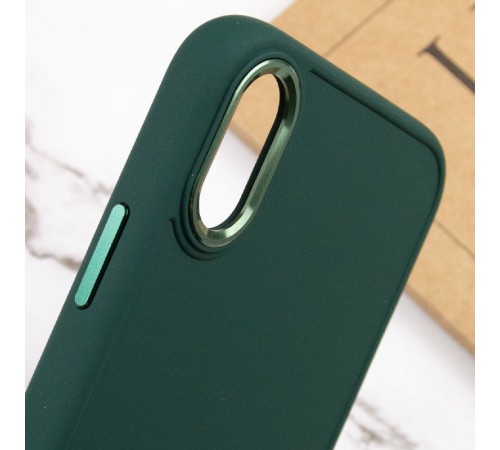 TPU чохол Bonbon Metal Style для Apple iPhone XS Max (6.5") Зелений / Pine green TPU чохол Bonbon Metal Style для Apple iPhone XS Max (6.5") Зелений / Pine green