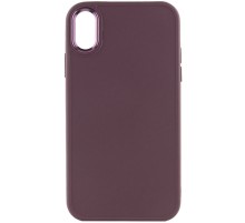 TPU чохол Bonbon Metal Style для Apple iPhone XS Max (6.5") Червоний / Red Brown