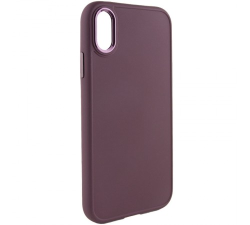 TPU чохол Bonbon Metal Style для Apple iPhone XS Max (6.5") Червоний / Red Brown TPU чохол Bonbon Metal Style для Apple iPhone XS Max (6.5") Червоний / Red Brown