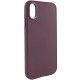 TPU чохол Bonbon Metal Style для Apple iPhone XS Max (6.5") Червоний / Red Brown