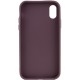 TPU чохол Bonbon Metal Style для Apple iPhone XS Max (6.5") Червоний / Red Brown