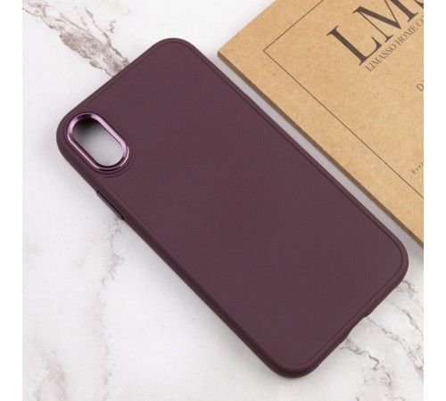TPU чохол Bonbon Metal Style для Apple iPhone XS Max (6.5") Червоний / Red Brown TPU чохол Bonbon Metal Style для Apple iPhone XS Max (6.5") Червоний / Red Brown