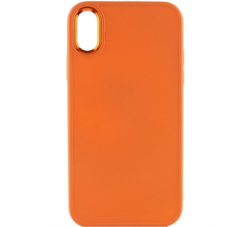 TPU чохол Bonbon Metal Style для Apple iPhone XS Max (6.5") Помаранчевий / Papaya TPU чохол Bonbon Metal Style для Apple iPhone XS Max (6.5") Помаранчевий / Papaya