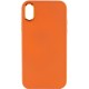TPU чохол Bonbon Metal Style для Apple iPhone XS Max (6.5") Помаранчевий / Papaya