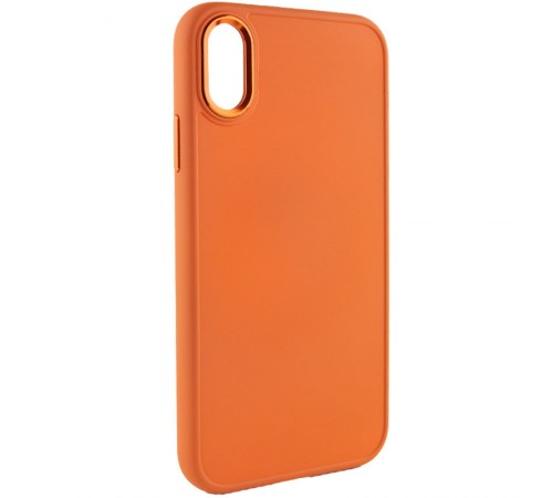TPU чохол Bonbon Metal Style для Apple iPhone XS Max (6.5") Помаранчевий / Papaya TPU чохол Bonbon Metal Style для Apple iPhone XS Max (6.5") Помаранчевий / Papaya