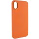 TPU чохол Bonbon Metal Style для Apple iPhone XS Max (6.5") Помаранчевий / Papaya