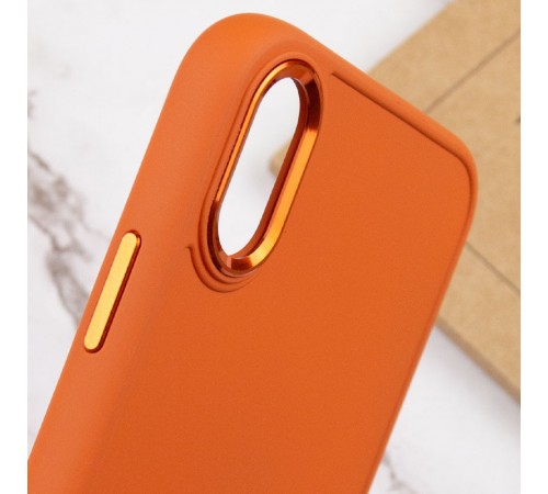 TPU чохол Bonbon Metal Style для Apple iPhone XS Max (6.5") Помаранчевий / Papaya TPU чохол Bonbon Metal Style для Apple iPhone XS Max (6.5") Помаранчевий / Papaya