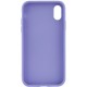 TPU чохол Bonbon Metal Style для Apple iPhone XS Max (6.5") Бузковий / Dasheen