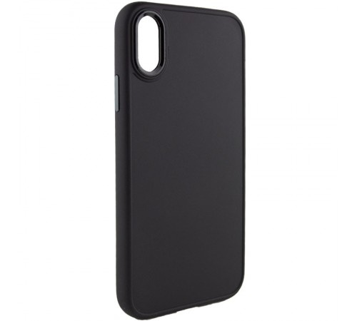 TPU чохол Bonbon Metal Style для Apple iPhone XS Max (6.5") Чорний / Black TPU чохол Bonbon Metal Style для Apple iPhone XS Max (6.5") Чорний / Black
