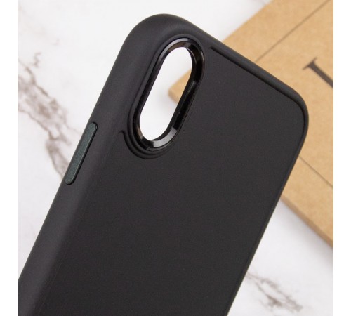 TPU чохол Bonbon Metal Style для Apple iPhone XS Max (6.5") Чорний / Black TPU чохол Bonbon Metal Style для Apple iPhone XS Max (6.5") Чорний / Black