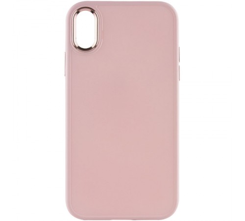 TPU чохол Bonbon Metal Style для Apple iPhone XS Max (6.5") Рожевий / Light pink TPU чохол Bonbon Metal Style для Apple iPhone XS Max (6.5") Рожевий / Light pink