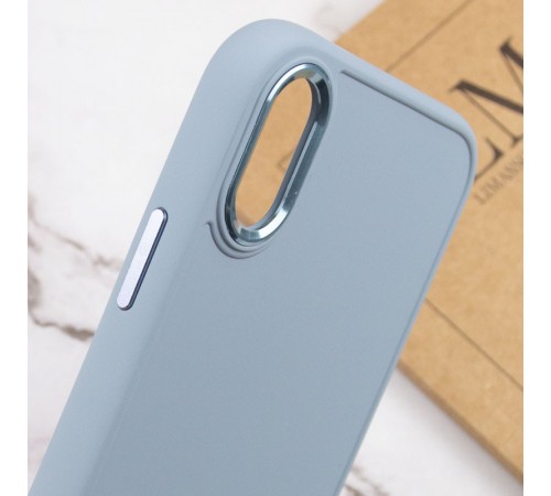 TPU чохол Bonbon Metal Style для Apple iPhone XS Max (6.5") Блакитний / Mist blue TPU чохол Bonbon Metal Style для Apple iPhone XS Max (6.5") Блакитний / Mist blue