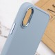 TPU чохол Bonbon Metal Style для Apple iPhone XS Max (6.5") Блакитний / Mist blue