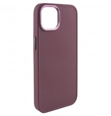 TPU чохол Bonbon Metal Style для Apple iPhone 11 (6.1") Бордовий / Plum
