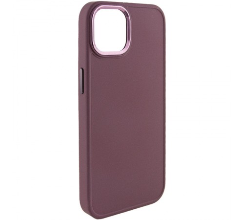 TPU чохол Bonbon Metal Style для Apple iPhone 11 (6.1") Бордовий / Plum TPU чохол Bonbon Metal Style для Apple iPhone 11 (6.1") Бордовий / Plum