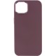 TPU чохол Bonbon Metal Style для Apple iPhone 11 (6.1") Бордовий / Plum